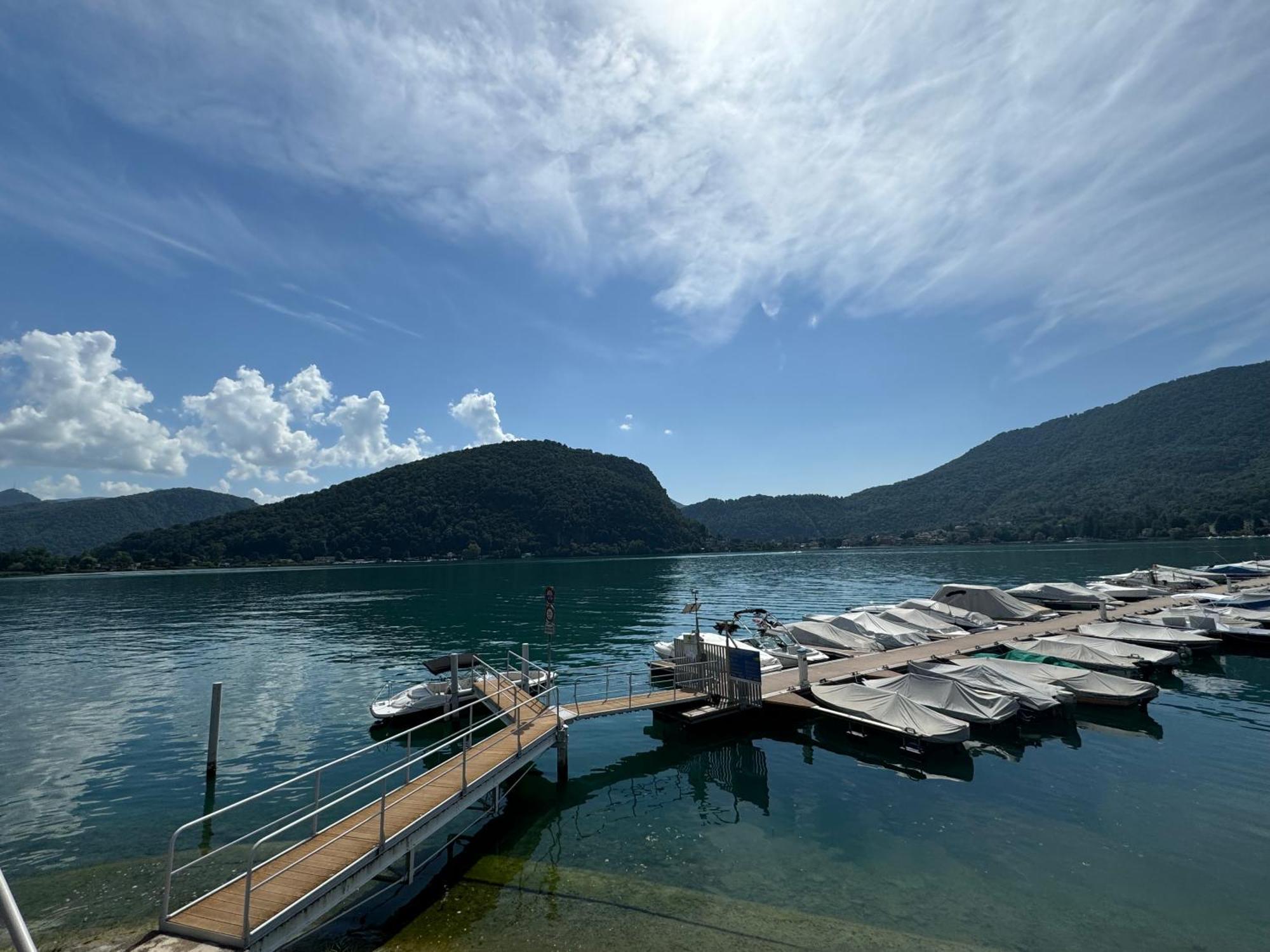Neue Gartenwohnung Mit Sicht Auf Den Luganersee Понте Треса Екстериор снимка